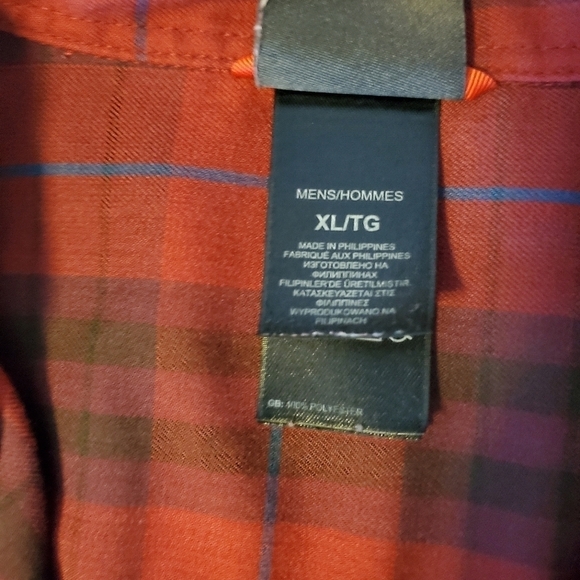 The North Face Men's Long Sleeve Snap Button Up Shirt Sz XL - Picture 3 of 15